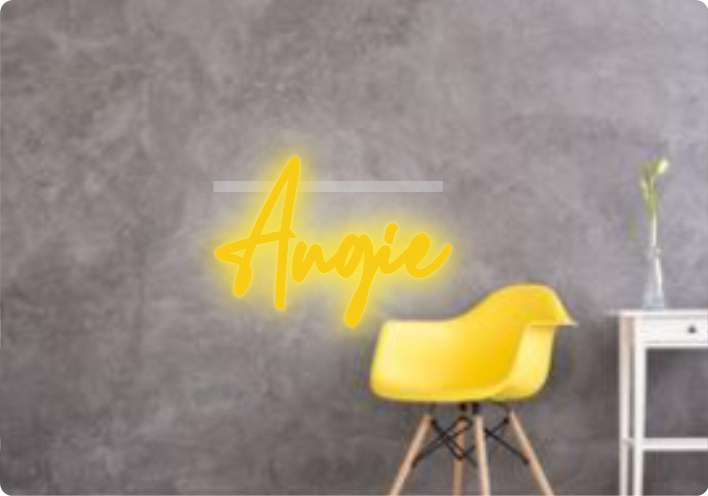 Custom text: Angie